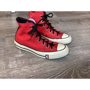 Chicago Bulls NBA Converse CTAS Mens Size 5 W 7 Chuck Taylor All Star Mid Red
